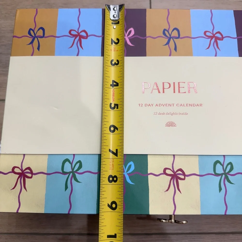 Papier x Anthropologie 12 Day Advent Calendar Desk Delights Stationery Gift Set